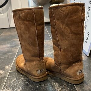 UGG Chestnut Suede Tall Boots